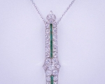 1.9_Carat_Diamond_Emerald_Pendant